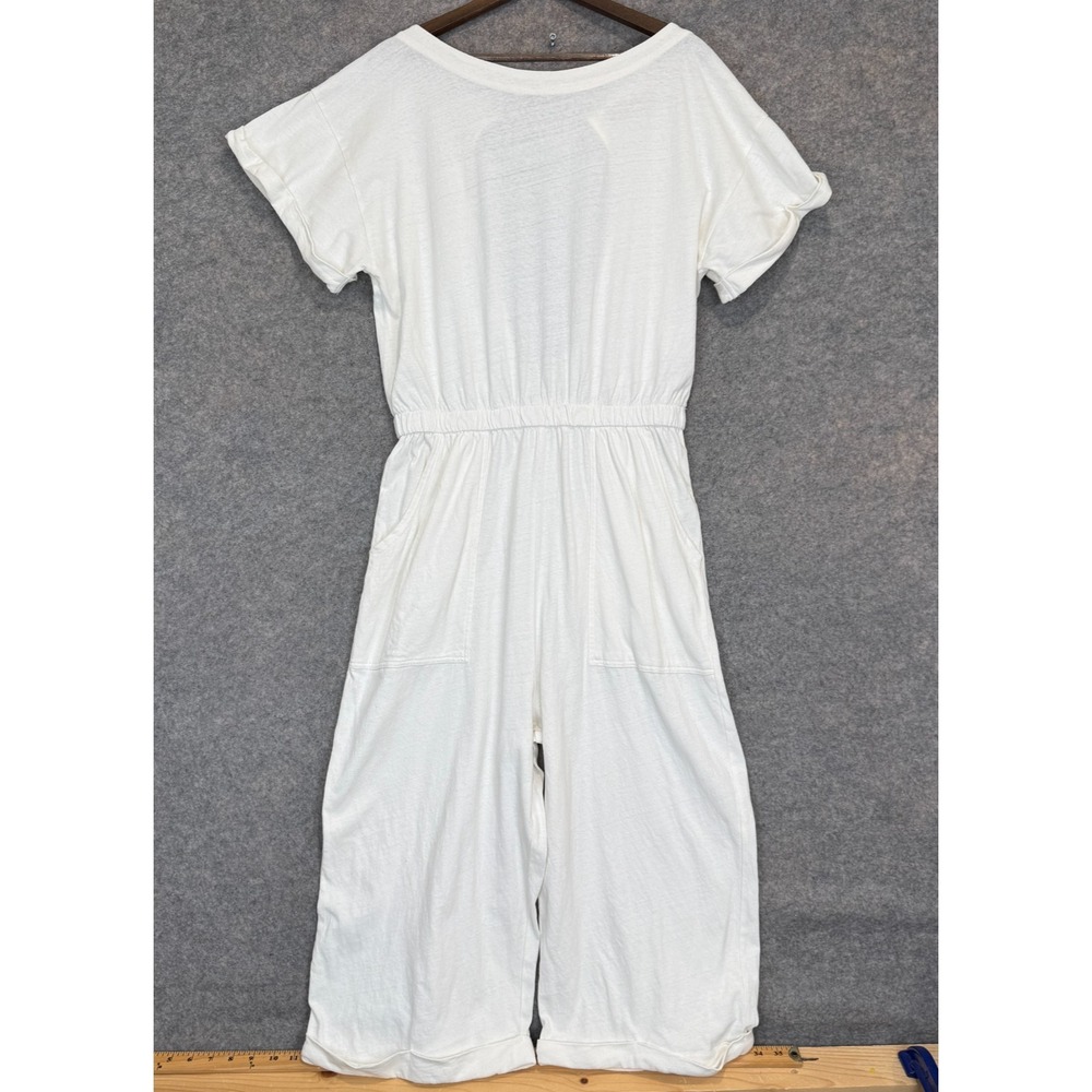 Free People Free-Est Frankie One Piece Jumpsuit Medium Relaxed Wide Leg Keyhole